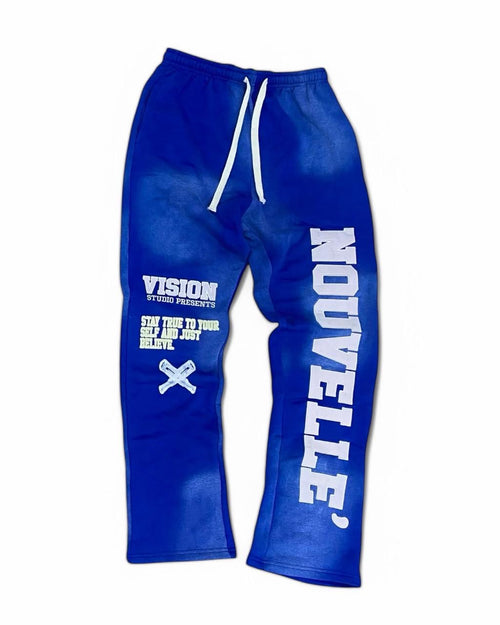BLUE OCEAN TIDE SWEATPANTS